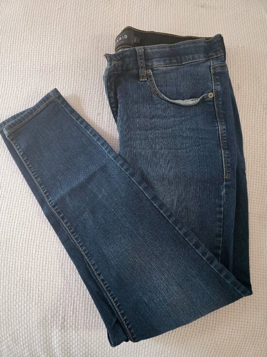 torrid Denim - Torrid Premium Stretch Skinny Jeans | Size 16 | Dark Wash Denim